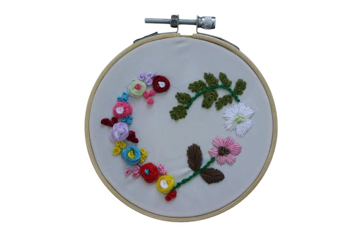 Embroidered hoop